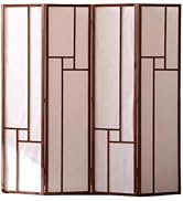 Amazon｜[ZYACOFVE] 和風衝立 パーテーション 間仕切り おしゃれ 4連